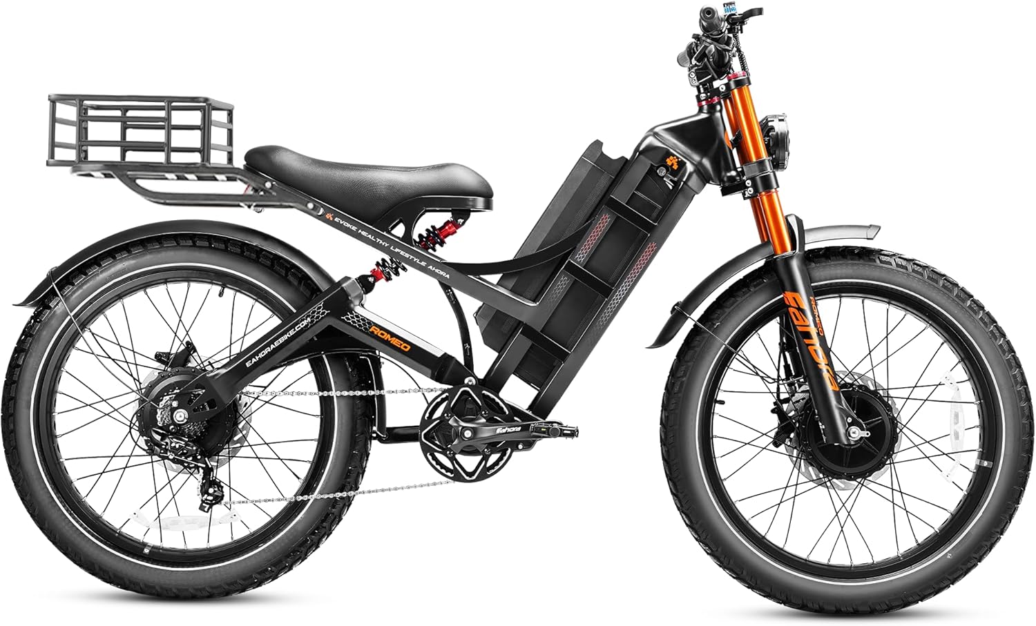 Ultra-Performance Dual Motor Fat Tire Electric Bike | 6000W Peak 52MPH Extended Range E-Bike