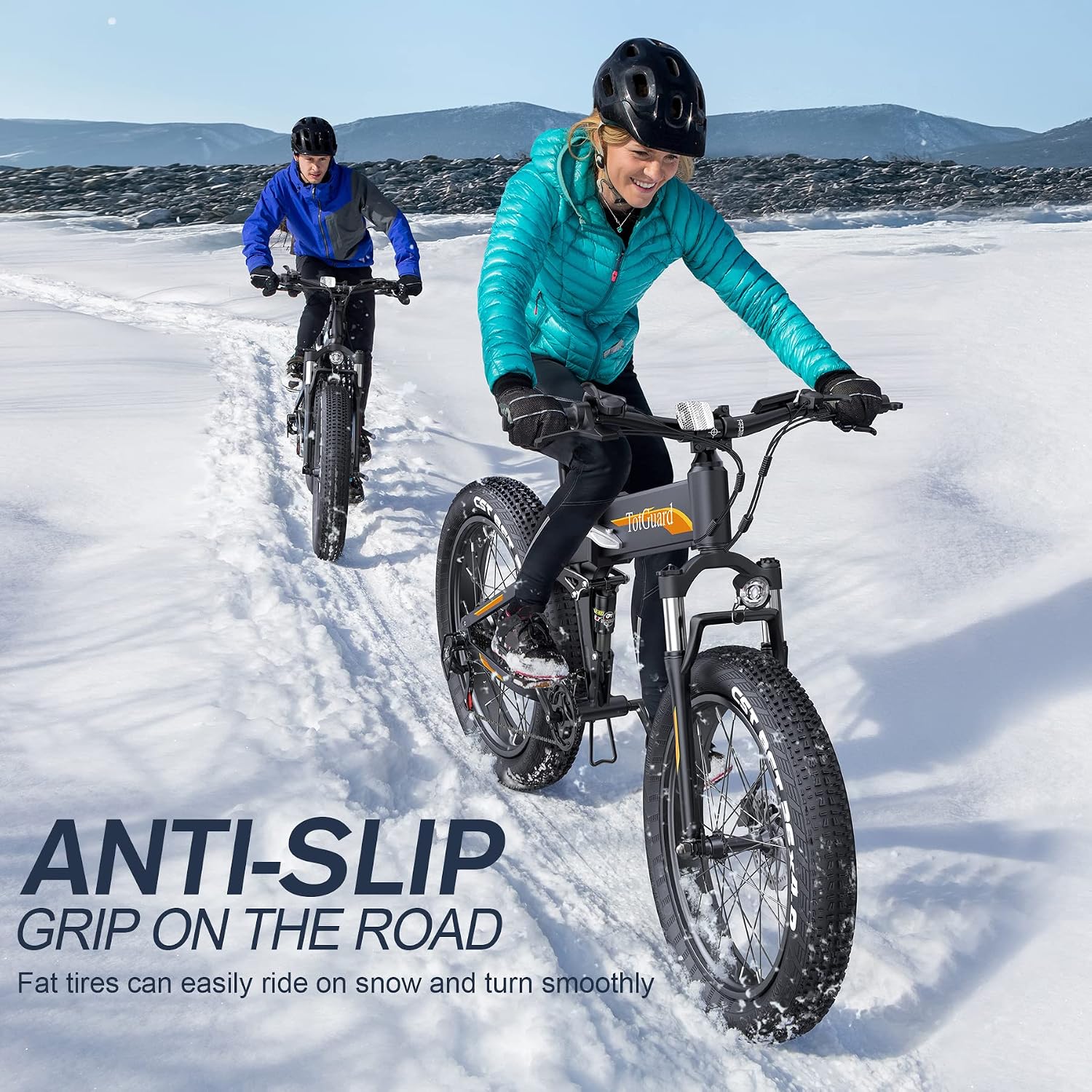 Foldable All-Terrain Fat Tire Electric Bike – 26" x 4.0" Folding Mountain E-Bike for Adults (500W Motor, 48V 10.4Ah Removable Battery, 21-Speed, Dual Shock Absorbers, UL 2849 Certified)