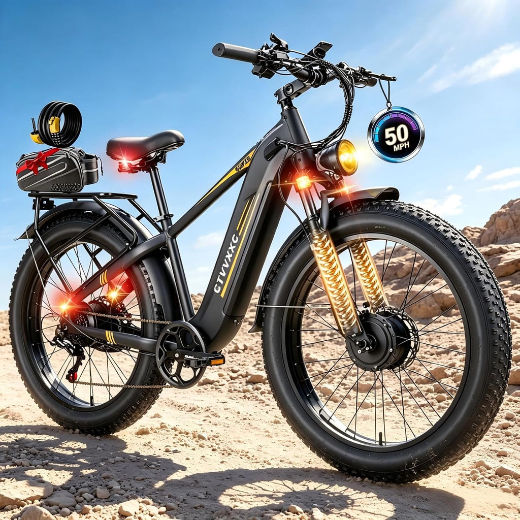 8000W Peak Dual Motor Electric Dirt Bike | 50MPH Fast Off-Road E-Bike