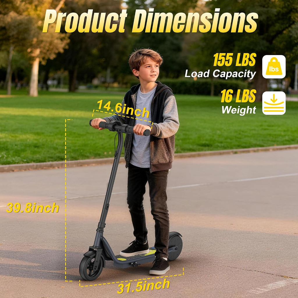 Electric Scooter, 350W/500W/800W/1000W/250W Powerful Motor & 19/22/ 9 MPH