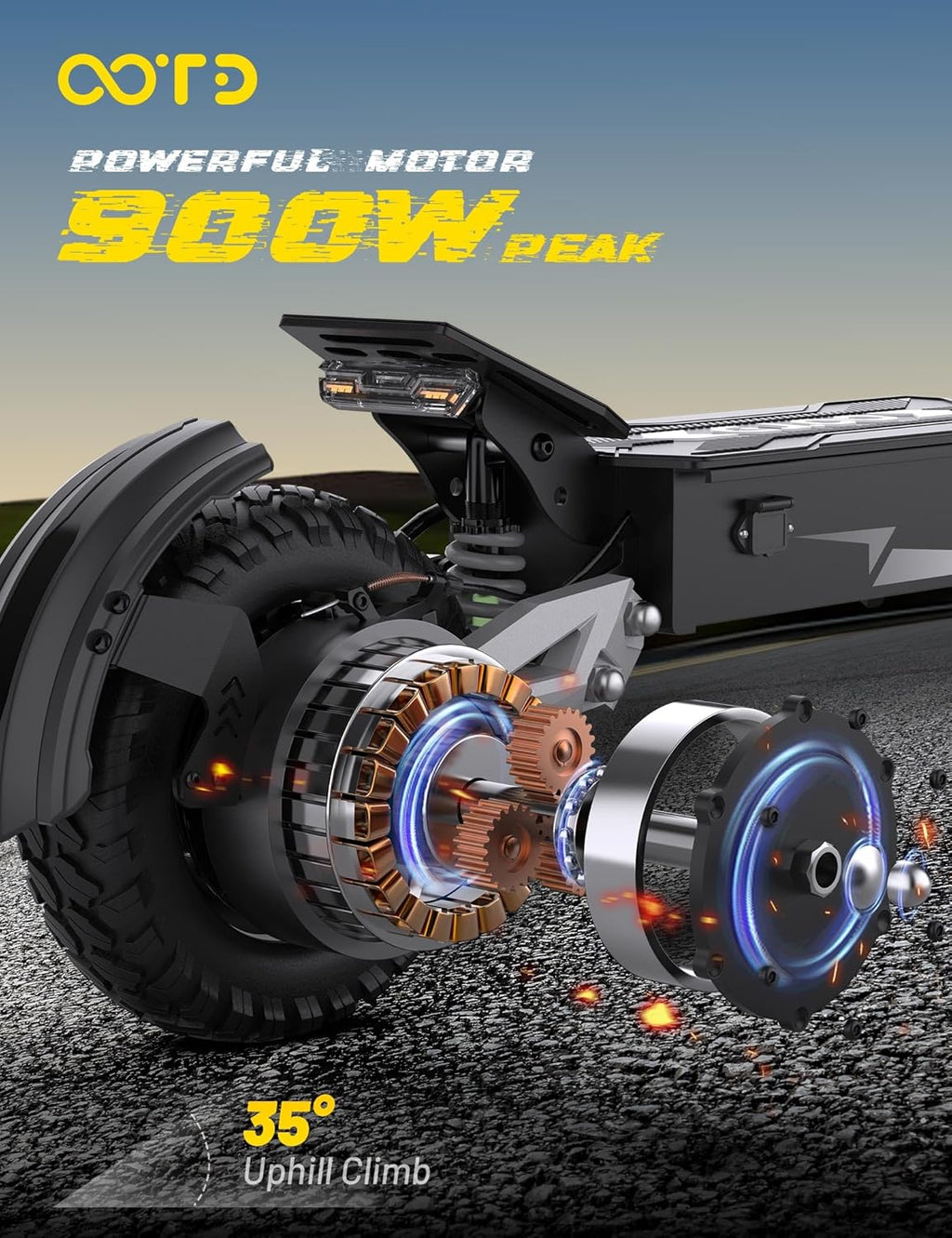 Electric Scooter for Adults, 48V