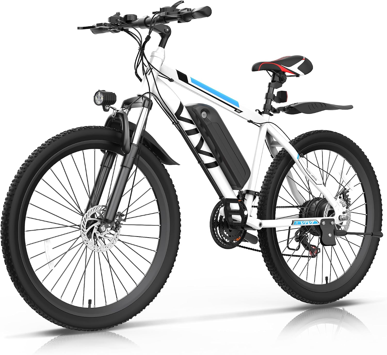 26" Electric Mountain Bike | 750W Peak Motor & 21-Speed Gear System