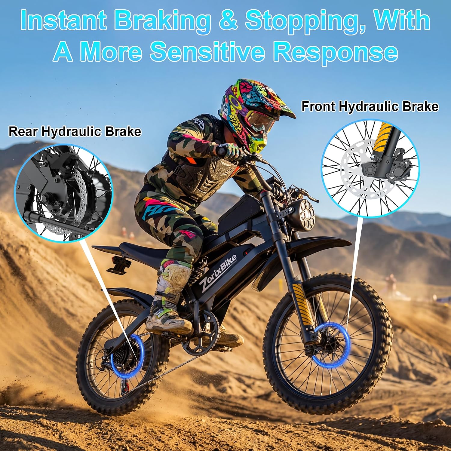 Electric Bike for Adults,48V 20AH-1500/3000W Peak Motor Electric Bicycle-Max Speed 31-35MPH-Max 80 MI Range-20