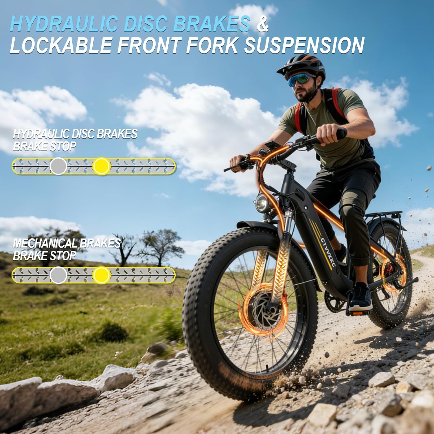 Peak 8000W Dual Motor Fat Tire Electric Bike | 50 MPH High-Speed Adult E-Bike (52V, 26" Off-Road)