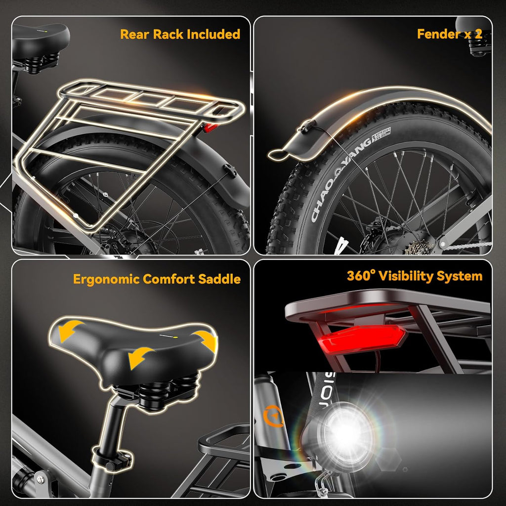 Ultra Electric Bike for Adults, Peak 2500W Ebike with 52V 20Ah