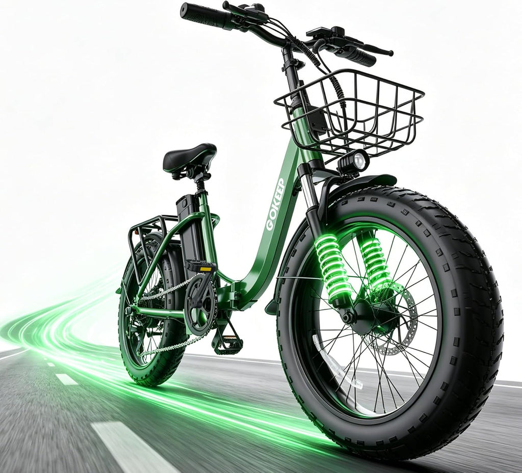 Folding 20" Electric Commuter Bike – 1800W Peak Motor, 20MPH Max Speed, 52V 18.2Ah Removable Battery, 330lbs Capacity (UL2849 Certified)