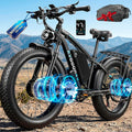 9000W Peak Dual-Motor High-Performance Adult E-Bike | 47 MPH All-Terrain Fat Tire Electric Bicycle