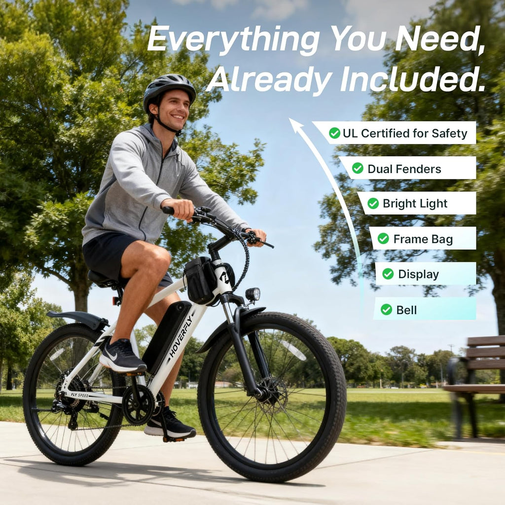 Electric Bike for Adults, 26"/16" Models, 750W/500W Peak Motor, Up to 20/15.5MPH,