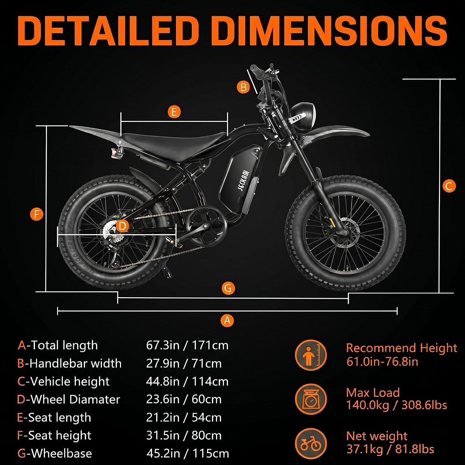 20" All-Terrain Fat Tire Electric Bike | 3000W Peak 40MPH Adult & Teen E-Bike