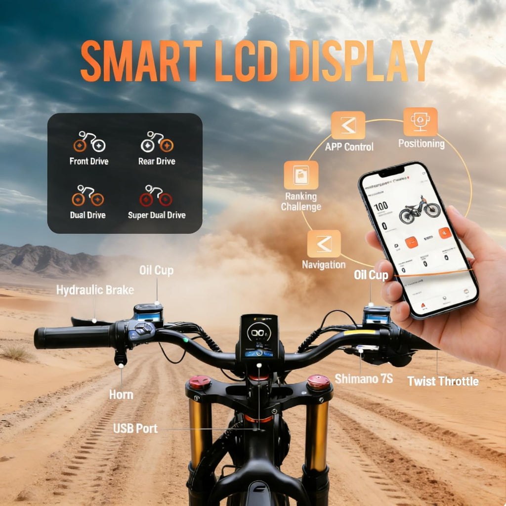 1000W Peak Step-Through City Cruiser Electric Bike – 24" Commuter E-Bike with Front Basket & 7-Speed Gears