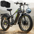 6000W Dual-Motor All-Terrain Cargo Electric Bike for Adults – 24" Fat Tire Long-Range E-Bike with 60V 35Ah Battery