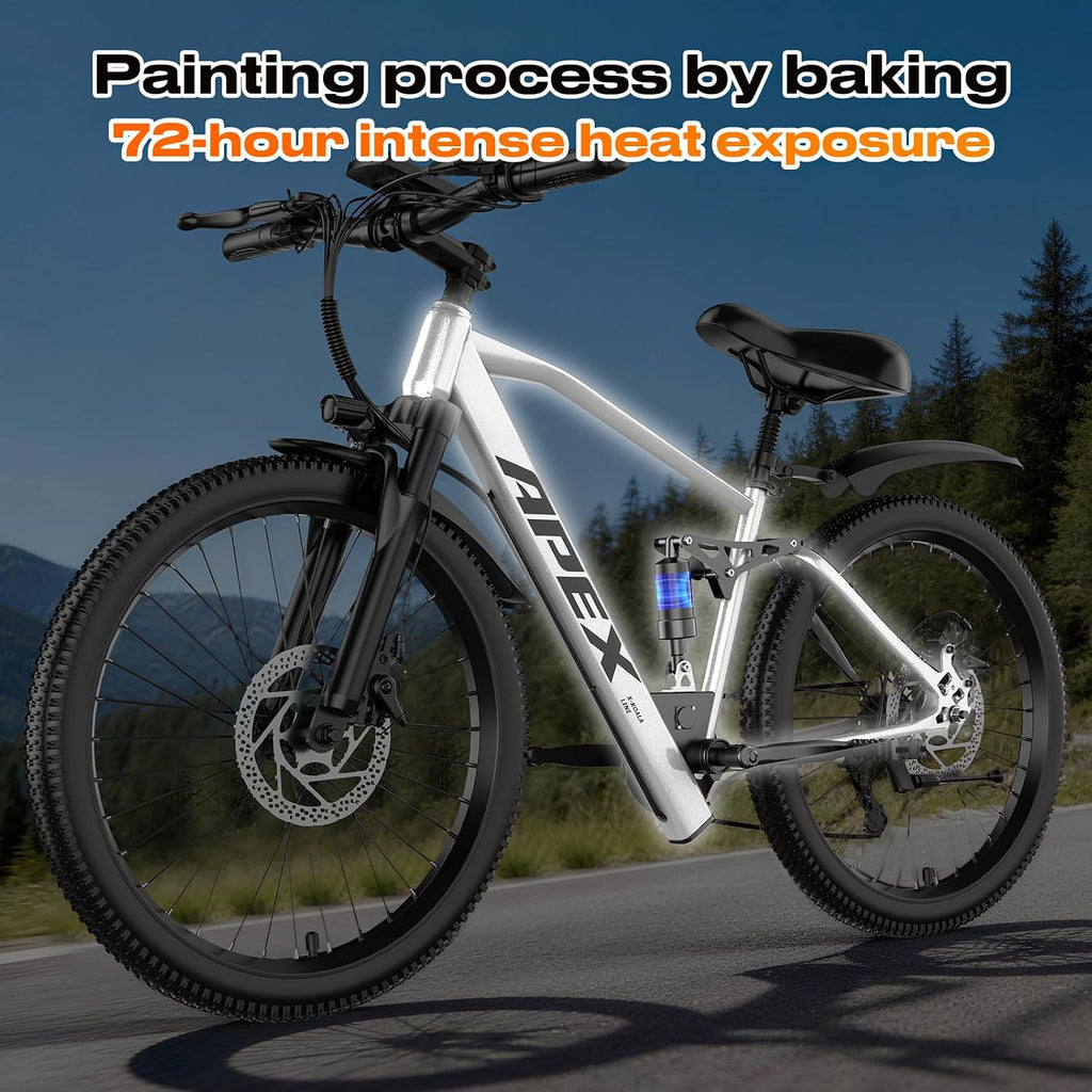 26" All-Terrain Fat Tire Electric Mountain Bike | Peak 1500W UL2849 Certified Adult E-Bike