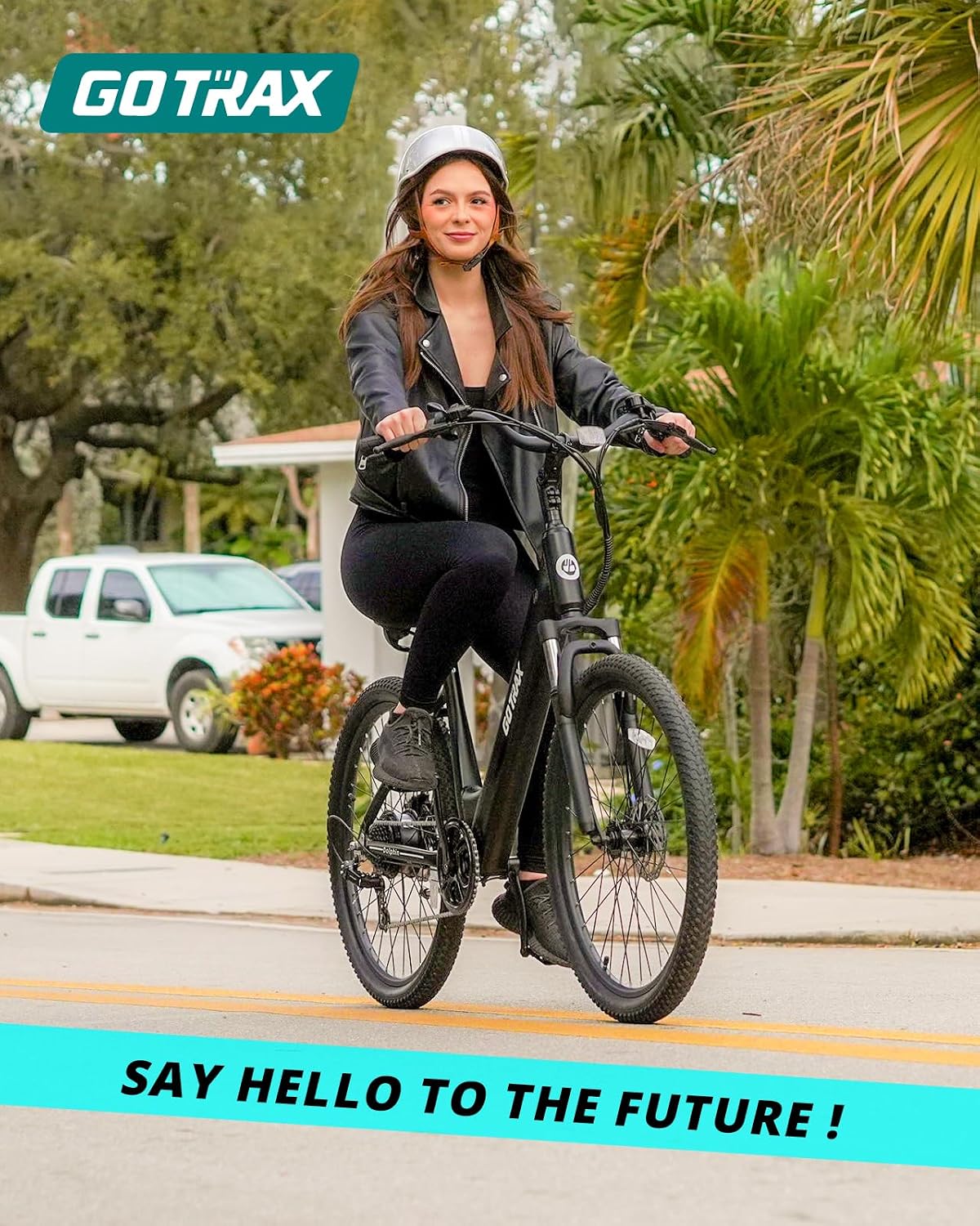 Electric Bike, Max Range 30Miles(Pedal-assist1) & 20Mph Power by Peak 500W