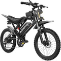 High-Power Off-Road Fat Tire Electric Dirt Bike | Hydraulic Brakes & Extended PAS Range