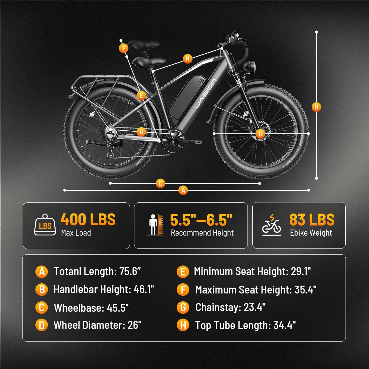 26" Adult Fat Tire Electric Mountain Bike – 1500W Peak, 28+ MPH, 720Wh Removable Power System, Cruise Control & 7-Speed
