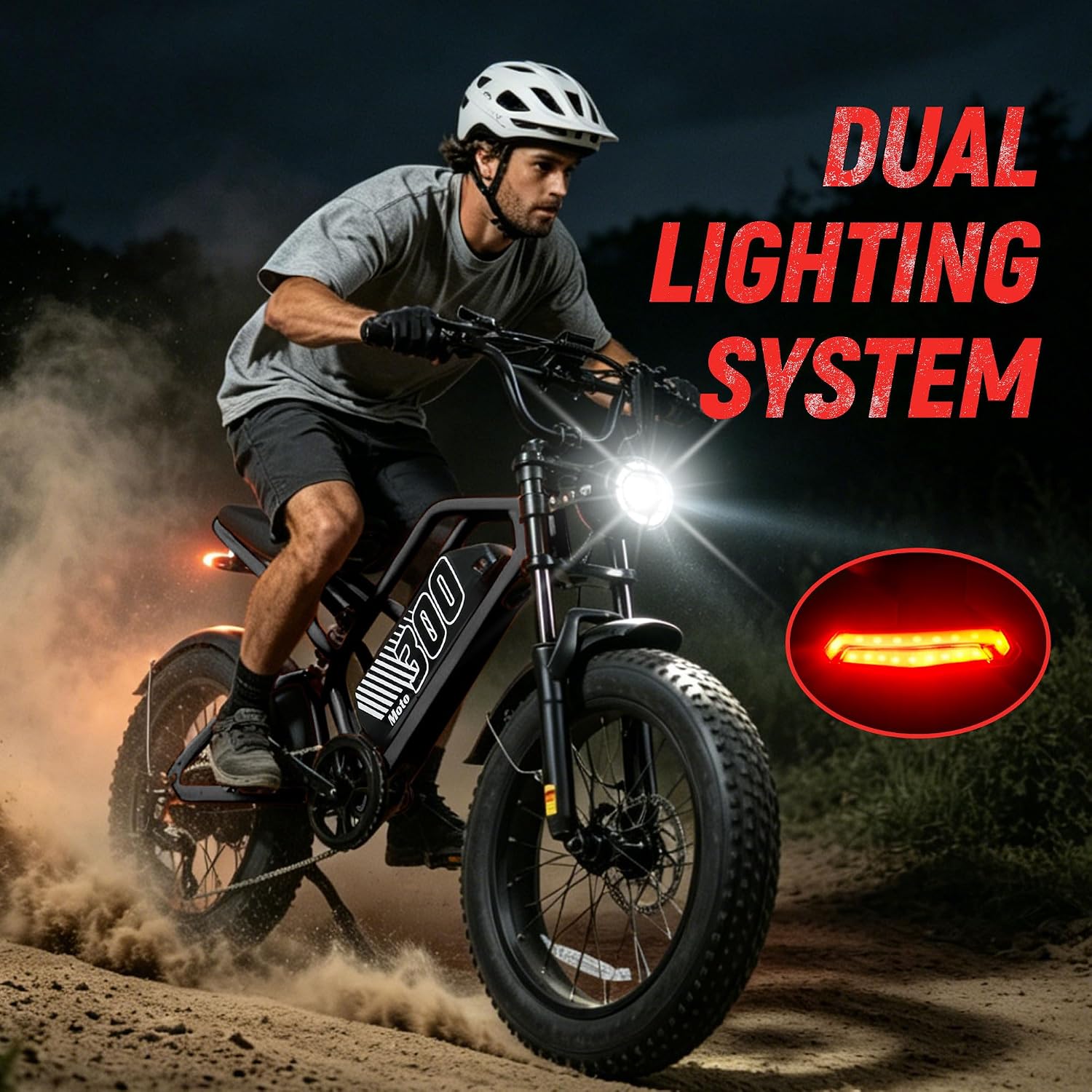 Electric Dirt Bike for Adults & Teens, 20+MPH 1500W Motor, 48V 20.8Ah/41.6Ah