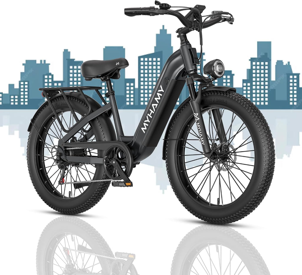 26" Full Suspension 2000W All-Terrain Fat Tire Electric Bike