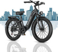 26" Full Suspension 2000W All-Terrain Fat Tire Electric Bike