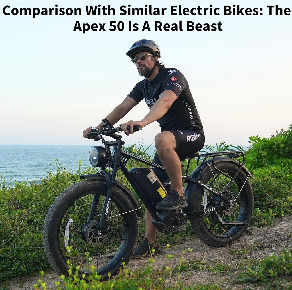 All-Terrain 26" Fat Tire Electric Bike – 9000W Peak Dual Motor, 47MPH Max Speed, Full Suspension Hyper E-Bike (UL2849 Certified)