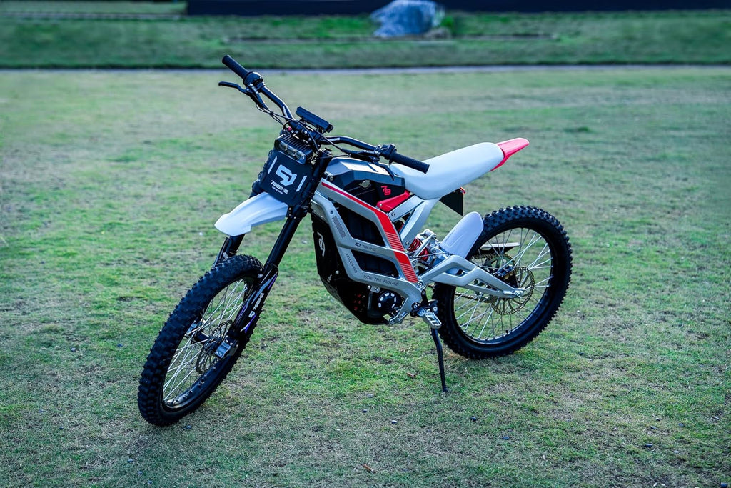 Electric Dirt Bike for Adult, Falcon Pro Platinum, 72V/35AH/10000W(Peak) Motor Ebike, 53MPH Max Speed
