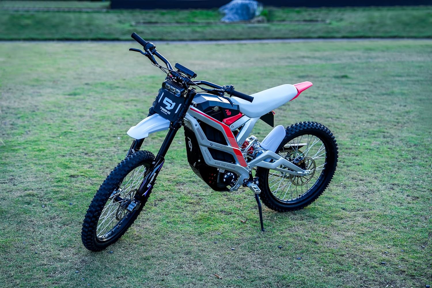 Electric Dirt Bike for Adult, Falcon Pro Platinum, 72V/35AH/10000W(Peak) Motor Ebike, 53MPH Max Speed