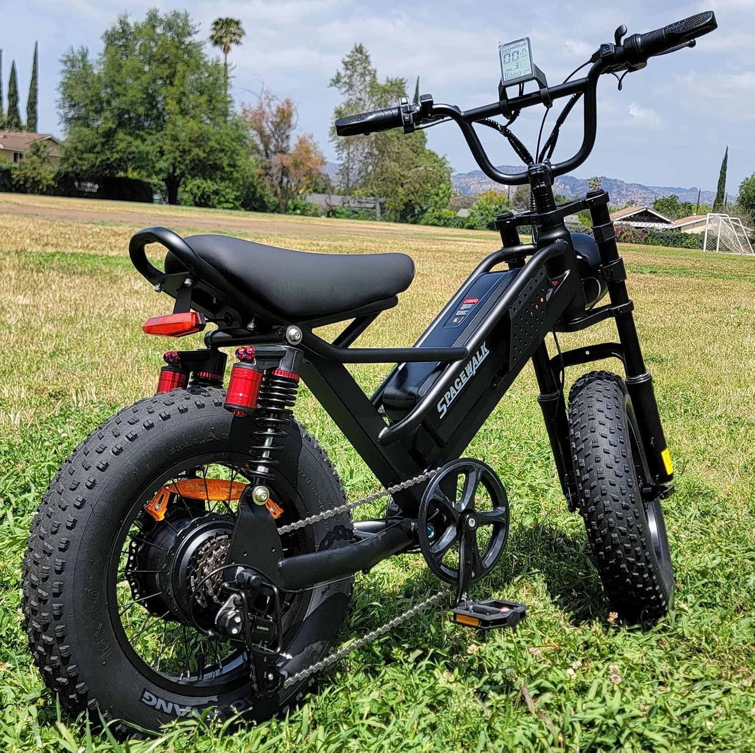 Compact All-Terrain Electric Bike for Teens & Adults – 16"x4" Fat Tires, Peak 1800W High-Torque Motor, 7-Speed, Full Suspension, UL 2849 Safety Certified (Ideal for Riders Under 5'2")
