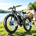Peak 6000W Dual Motor Off-Road Electric Bike | 52V 32Ah All-Terrain Fat Tire E-Bike (45 MPH)