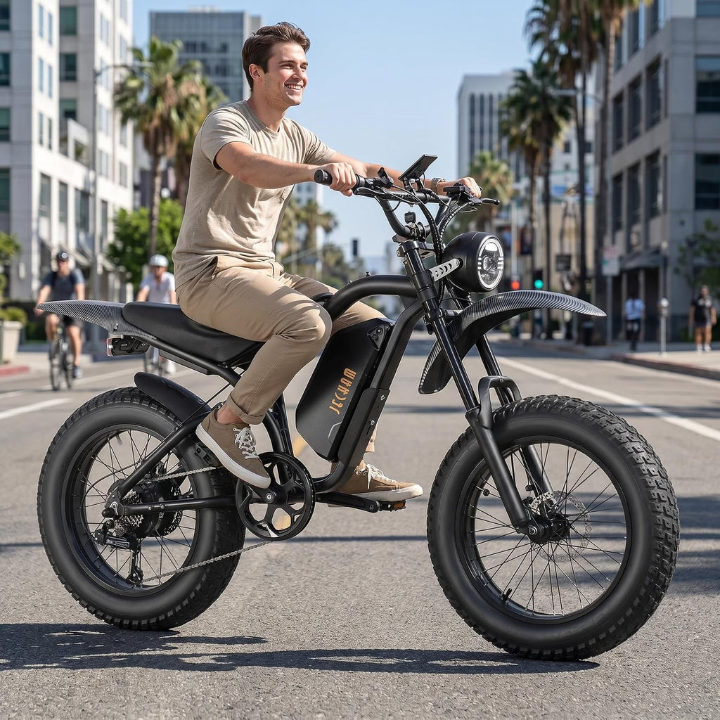 20" All-Terrain Fat Tire Electric Bike | 3000W Peak 40MPH Adult & Teen E-Bike