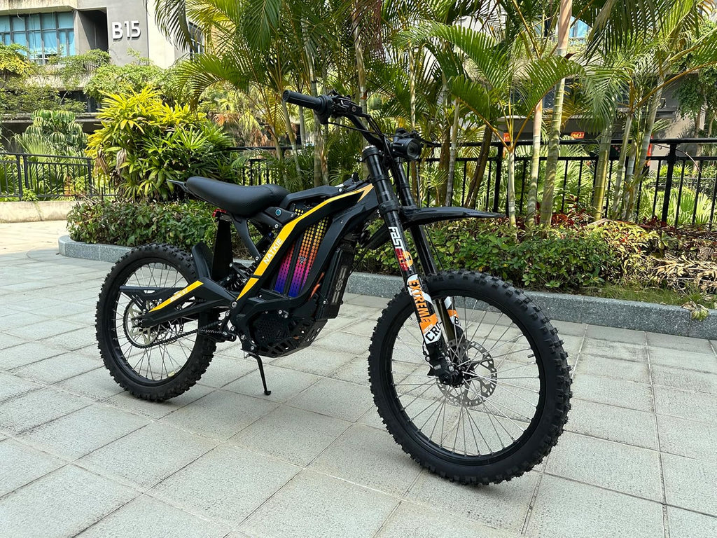 Electric Motorcycle Bike for Adults, Electric Dirt Bike 8000W(Peak) Mid-Mounted Motor 72V/30AH